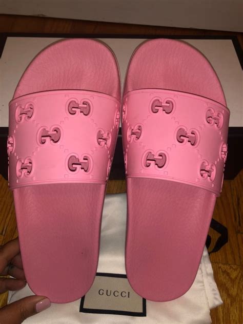 gucci slides with suit|authentic Gucci slides.